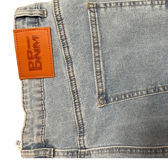 PRINCESS POLLY LIGHT WASH ASYMMETRIC STRAIGHT LEG HOLLY JEANS NWT- SIZE 12 - Picture 9 of 16